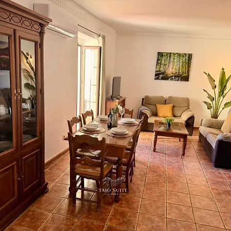 公寓 Terraza Panoramica 180º, Tajo Garmam 龙达