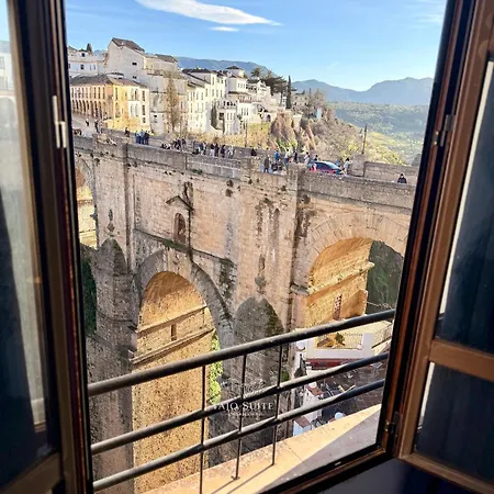 公寓 Terraza Panoramica 180º, Tajo Garmam 龙达